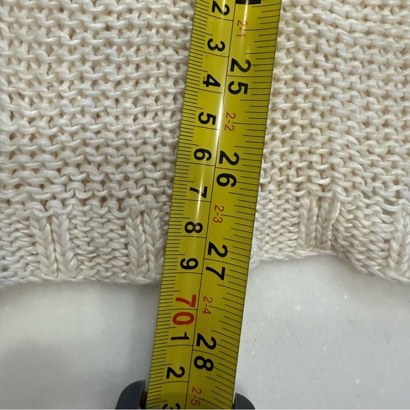 Ralph Lauren Women’s Open Knit LINEN Sweater Crew Neck Long Sleeve Sz S - Picture 4 of 13